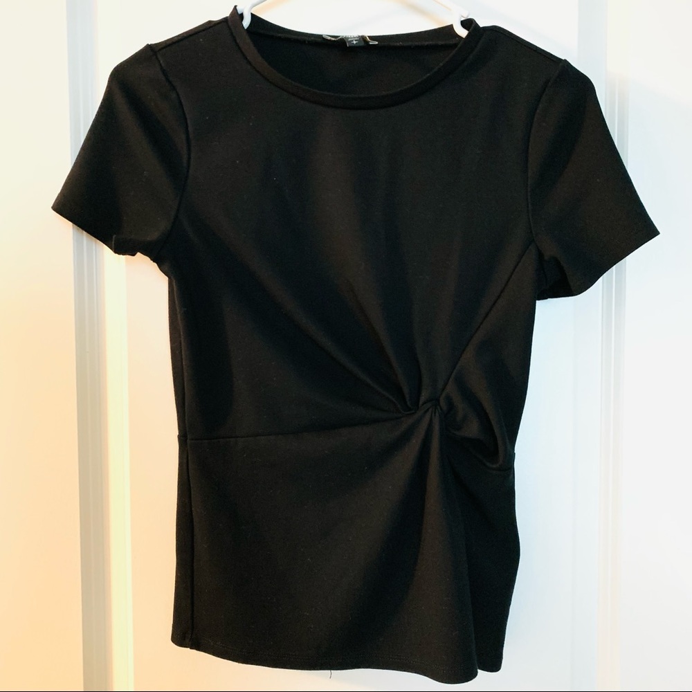 EXPRESS Twist Front Tee (Size: S)